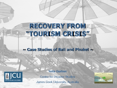 tourism crisis case study